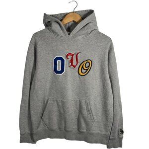 OVO Octobers Very Own Collegiate Logo Pullover Hoodie Gray Size Large